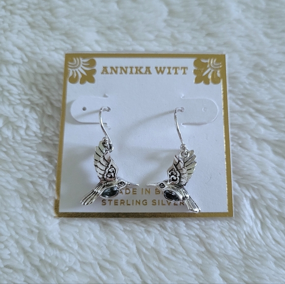 Annika Witt Silver🤍 Hummingbird🪶 Earrings - Picture 5 of 16